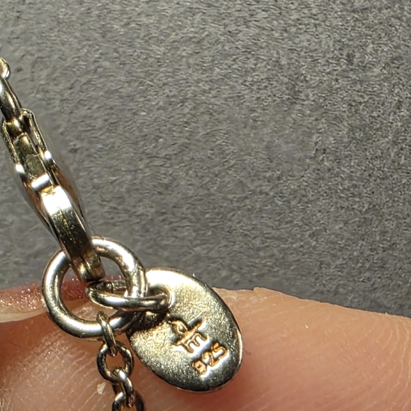 Danbury Mint 925 Amethyst & Freshwater Pearl Necklace Sterling Silver Y-Drop 269 - Picture 5 of 5